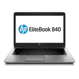 Ultrabook Hp Elitebook 840 G1 Preta E Cinza 14 Intel Core I5 4300u 8gb De Ram 256gb Ssd Intel Hd Graphics 4400 1366x768px Windows 10 Pro