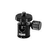 Ultralight Apenas Cabeça Esférica De 24 G The BallHead Para Tripé De Câmera Carga Máxima De 1 5 Kg Design Minimalista A Mini Cabeça Esférica Mais Leve Para Caminhadas E Velocidade Garantida