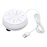 Ultrasonic Lavadora Mini Maquina De Lavar Roupas Turbine Washer Cor Branco