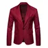 Um Blazer Masculino Casual Com Estampa De Botões Listrado, A