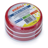 Umedecedor De Dedo Molha Dedo Vermelho 12g