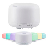 Umidificador Ar Aromatizador Purificador Portátil Led 500ml