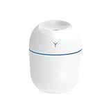 Umidificador De Ar Difusor De Ambiente Aromatizador Portátil Ultrassonico USB LED Mini Purificador 220 Ml Aromaterapia BRANCO 