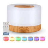 Umidificador De Ar Purificador Aroma Difusor Portátil Led Cor Branco