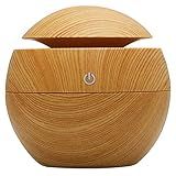 Umidificador Ultrassônico Usb Tipo Madeira Difusor Aromas Imita Madeira Umidificador Aromatizador Difusor Aroma Eletrico Led 7 Cores