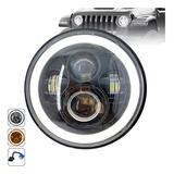 Und Farol 7 Polegadas Redondo Led Angel Eyes Drl Seta