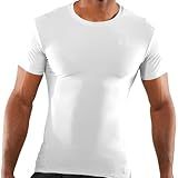 Under Armour Camiseta Masculina Tactical HeatGear De Compressão Manga Curta Branco Branco G