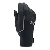 Under Armour Luvas De Forro Masculinas No Breaks Pretas 001 Prata Grande