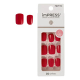 Unha Postiça Autocolante Impress Curta Call My Agent Fbip190