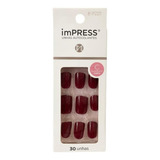 Unha Postiça Autocolante Impress Matchmaker Kiss New York
