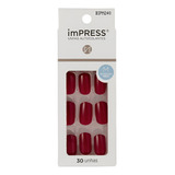 Unha Postiça Autocolante Impress Message Me Kiss New York