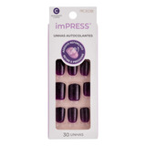 Unha Postiça Impress Unique Colors After Thought Kiss Ny