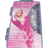 Unha Postiça Realista Soft Gel Bailarina 120 Pçs Helen Color