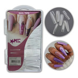 Unha Postiça Realista Transparente mc07616a 100 Unid M c