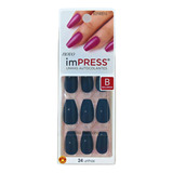 Unhas Autocolantes Saphire Bailarina Impress Bipam516