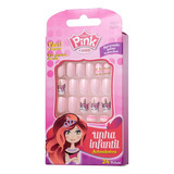 Unhas Kiss New York Pink Infantil Unicorn