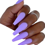 Unhas Postiças Adesivas De Efeito Natural Glamuroso