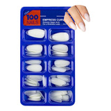 Unhas Postiças Amendoada 100 Pçs Tips Acrigel Realista Nova