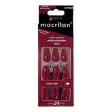Unhas Postiças Autocolante Bailarina Up702b Rubi Macrilan