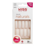 Unhas Postiças Kiss New York Salon Natural Longo Quadrado