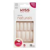 Unhas Postiças Kiss New York Salon Natural Longo Quadrado