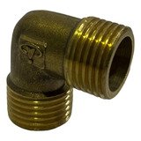 União Cotovelo Joelho 90 Latão Rosca Macho 1 2x1 2 Bsp