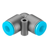 União Em L cotovelo 10mm Conexões Pneumáticas Kit 4 Unid
