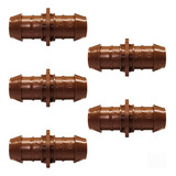 União Para Tubo Gotejador Dripline 17mm Kit 5 Unidades