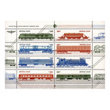 União Soviética Locomotivas E Vagões 1985 S completa