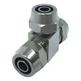 União T 8mm Roscado Com Porca Suspensão A Ar Conector 2 Pças