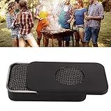 Único Fogão Ao Ar Livre Fogão A álcool Portátil Fogão De Combustível De álcool De Acampamento Mini Pára Brisas Fogão De álcool De Acampamento Para Preto Ao Ar Livre