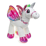 Unicórnio De Pelúcia Em Pé 40cm Lindo 