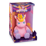 Unicórnio Divertido Rosa Cofrinho Guarda Moedas Dinheiro