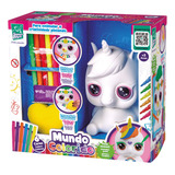 Unicornio Mundo Colorido Boneco