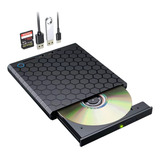 Unidade Externa De Cd E Dvd Gravador De Cd dvd rom 6 Em 1