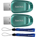  Unidade Flash Sandisk Ultra Eco Usb 3.2 De 2 Pacotes De 64 