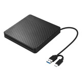 Unidade Óptica Externa Conectada Ao Computador Portátil Usb