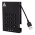 Unidade Portátil Apricorn Aegis Padlock 2tb Usb 3 0 Ssd 256 