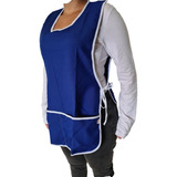 Uniforme Avental Bata Jaleco Feminino Com Bolsos