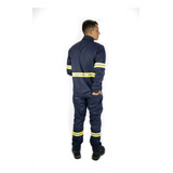 Uniforme Conjunto Eletricista Anti Chama Nr10 Azul Marinho