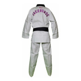 Uniforme Dobok Taekwondo Canelado Feminino Adulto Mkl