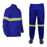 Uniforme Eletricista Camisa Manga Longa Calça Refletiva Nr10