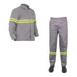 Uniforme Eletricista Camisa Manga Longa Calça Refletiva Nr10