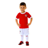 Uniforme Infantil São Paulo Vermelho Oficial
