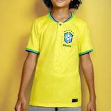 Uniforme Infantil Seleção Brasileira Só Camisa Envio Rápido