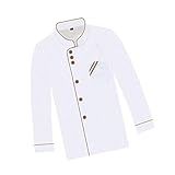 Uniforme Jaqueta De Chef De Algodão Camisa Preta Para Mulheres Camisas De Manga Curta Para Mulheres Camisetas Masculinas Roupa Para Homem Macacão Branco Estilo Chinês Masculino