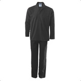 Uniforme Profissional Calça E Jaleco Brim Manga Longa Gola V