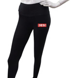 Uniforme Sesi Legging Suplex Preta Logo Em Silk Screen