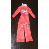 Uniforme Vermelho Da Boneca Antiga Susi Astronauta Estrela 