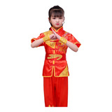 Uniforme Wushu Tai Chi Roupas Infantis De Kungfu Performan